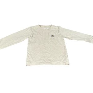 CARHARTT Toddler Boys 3T Cream Color long sleeve w/ front pocket